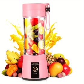 Pink Portable Blender For Shakes And Smoothies