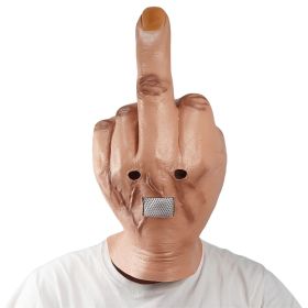 Middle Finger Latex Mask Halloween Creepy Fingers Mask
