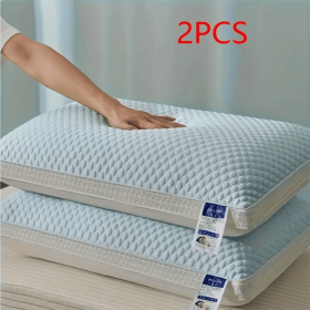 2PCS Blue Cooling Breathable Tofu Pillows