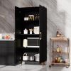 Kitchen Pantry Storage Cabinet 68.8" H