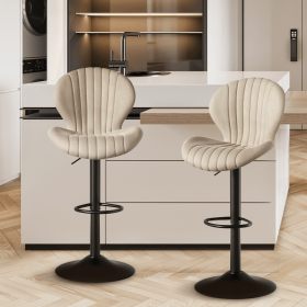 Bar Stools for bars, restaurant and kitchens-Tan