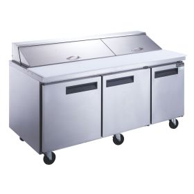 DSP72-20-S3 Commercial SaldPrep Table UnderCounter Refrigerator