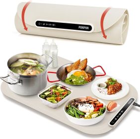 Electric Silicone Warming Mat for Food, 3 Adjustable Temperature