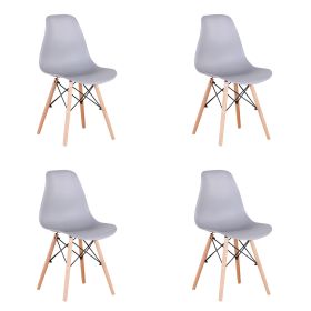 White Set of 4 Dining Chairs