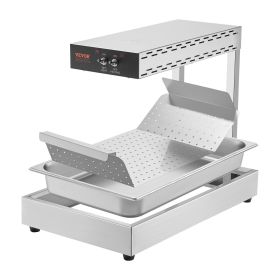 VEVOR French Fry Food Warmer, 750W Commercial Food Heating Lamp