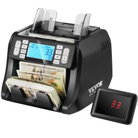 Money Counter Machine, Counterfeit Detection, Large Display