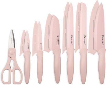 14 Pieces Fancy Rainbow Kitchen Knife Set