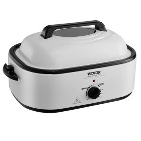 VEVOR Electric Roaster Oven, 22 QT Turkey Roaster Oven with Self-Basting Lid
