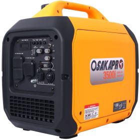 3500 Watt Portable Inverter Generator Gas Powered Light Weight