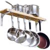 Farm Home Wooden Wall Mounted 6 Hooks Pot Rack
