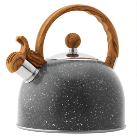 M100A3L (201) Induction Furnace Whistle kettle Black Diamond star kettle Electric pottery stove large capacity 2.5L hot kettle without BPA natura